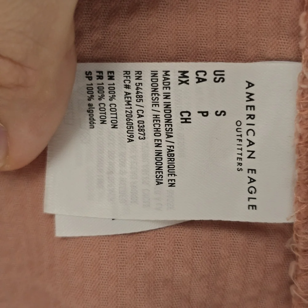 American Eagle Corduroy Button Up Shirt - Picture 3 of 4